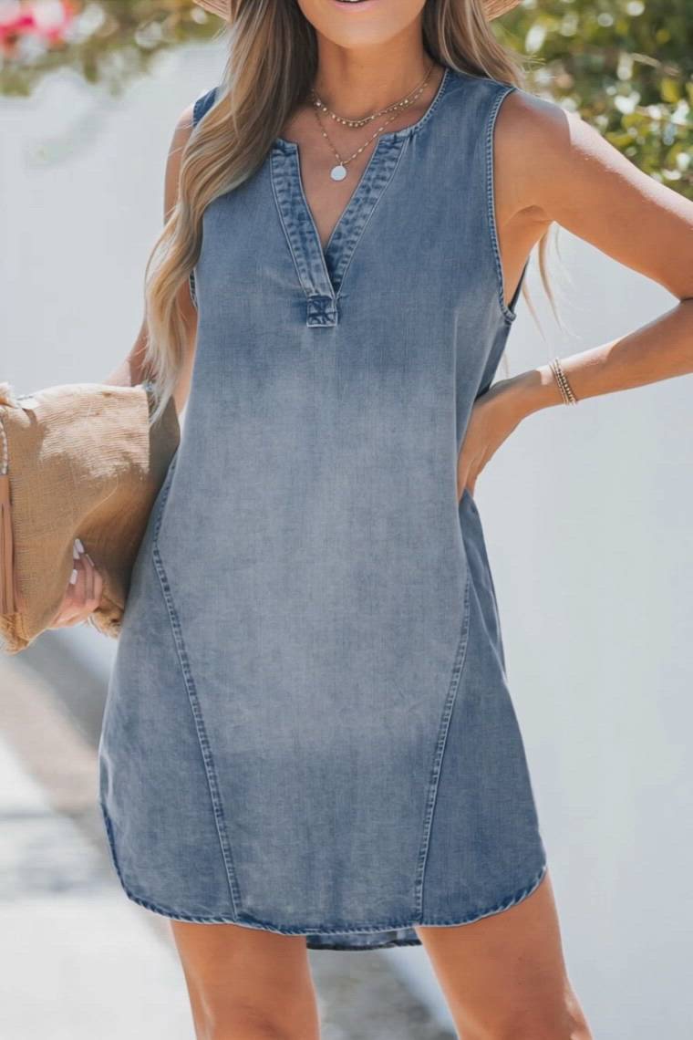 Everyday Denim Mini Dress